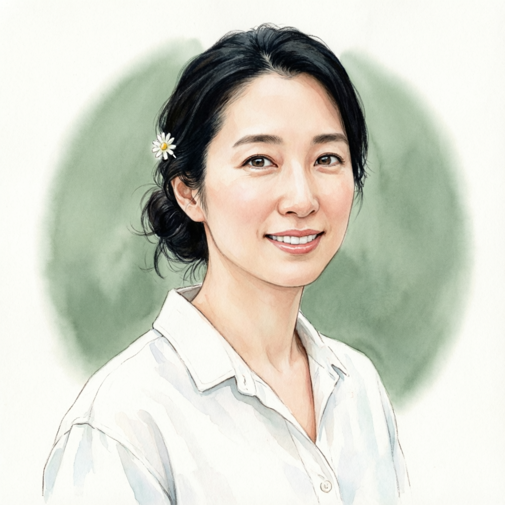 KAORU LAB 編集部を表す水彩イラスト